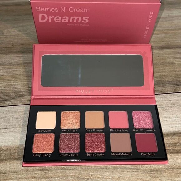 Violet Voss berries and cream eyeshadow dream palette 10 color variety shadows - Picture 1 of 8